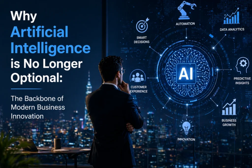 Read more about the article Why Artificial Intelligence is No Longer Optional: The Backbone of Modern Business Innovation