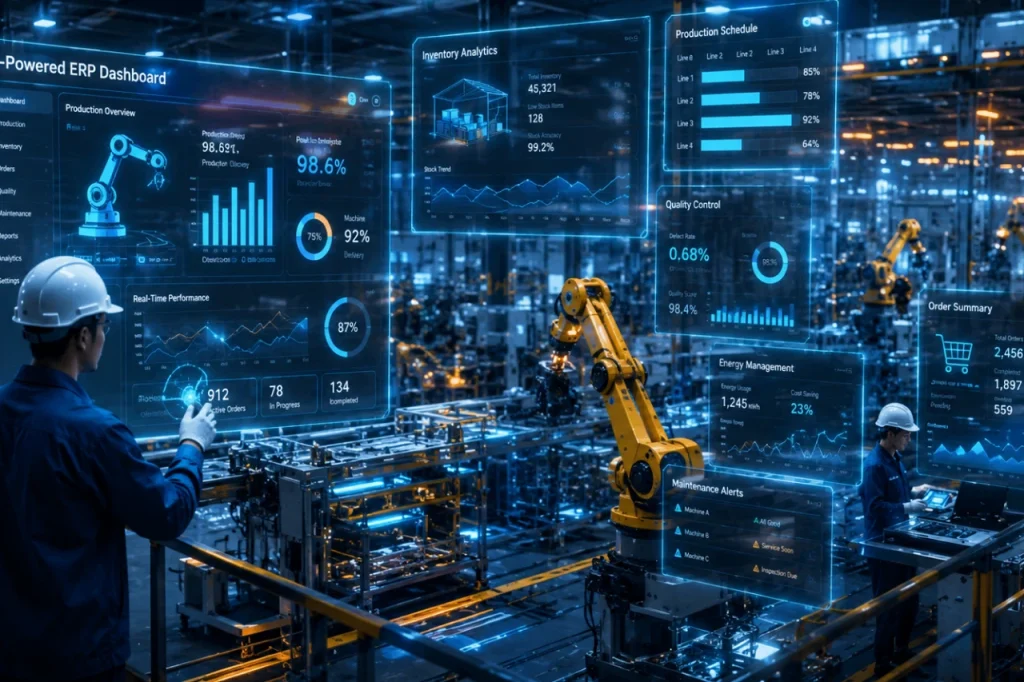 Read more about the article How a Manufacturing Company Increased Operational Efficiency by 63% Using AI-Powered ERP Solutions